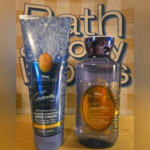 Bath & Body Works Set - Cinderella Body Cream and Body Wash Set